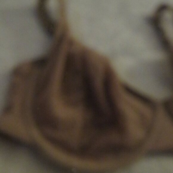 Third Love Unlined Modern Mesh Scoop Bra  Beige 34D - Picture 3 of 6